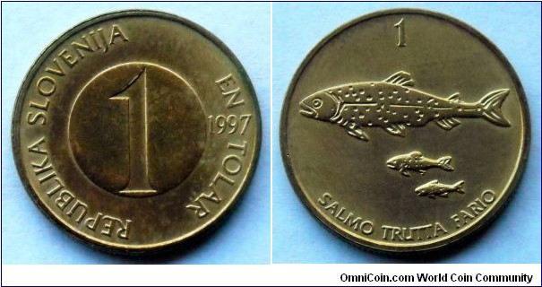 Slovenia 1 tolar.
1997