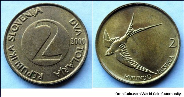 Slovenia 2 tolars.
2000 (II)