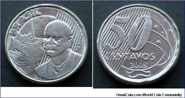 Brazil 50 centavos.
2008