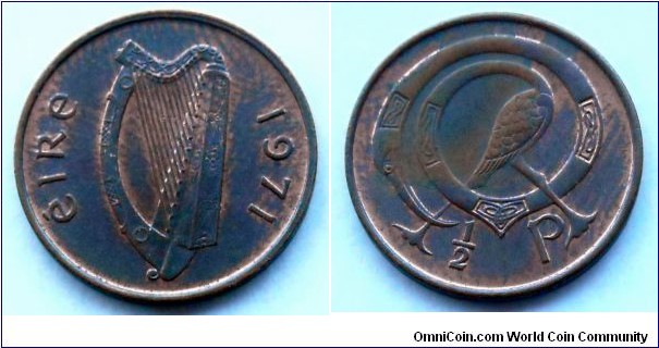 Ireland 1/2 penny.
1971 (II)