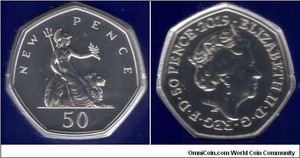 50p 50th Anniversary of the 50p coin 1996-2019 The Original 50p Coin