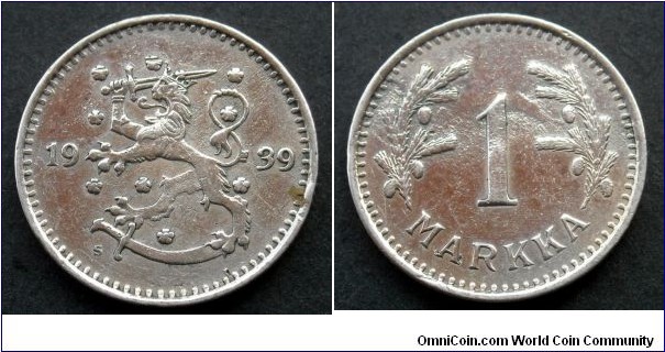 Finland 1 markka.
1939