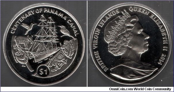 $1 Centenary of the Panama Canal