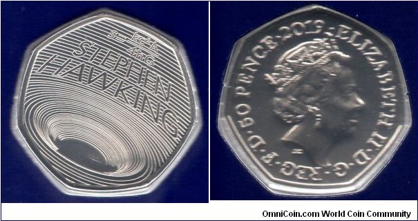 50p Celebrating the Life of Stephen Hawking 