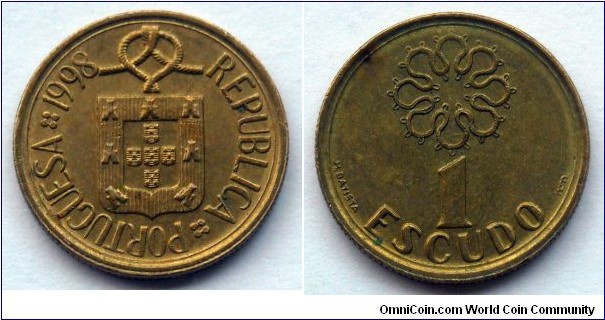 Portugal 1 escudo.
1998