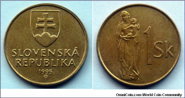 Slovakia 1 koruna.
1995 (II)