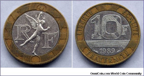 France 10 francs.
1989 (II)