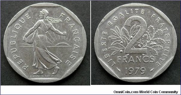 France 2 francs.
1979 (II)