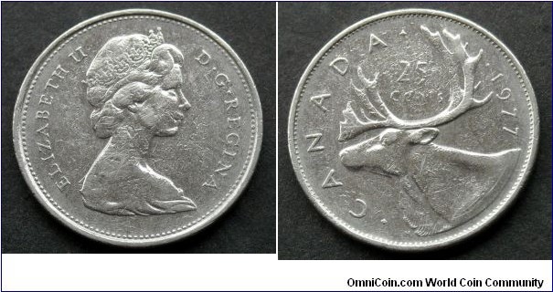 Canada 25 cents.
1977
