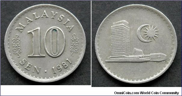 Malaysia 10 sen.
1981 (II)