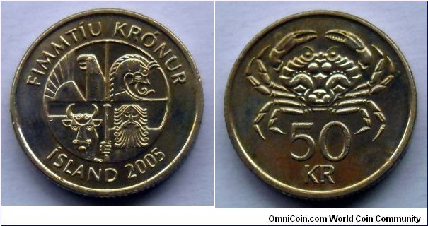 Iceland 50 krónur.
2005 (II)
