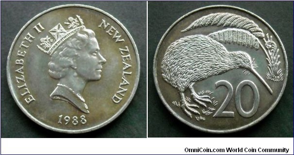 New Zealand 20 cents.
1988