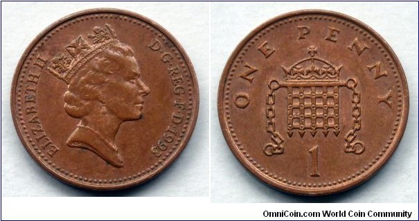 1 penny. 1993