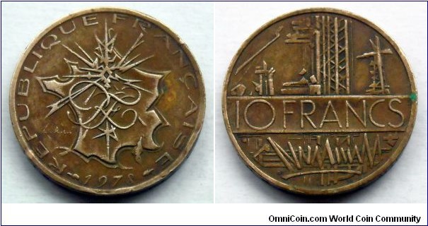 France 10 francs.
1978 (II)