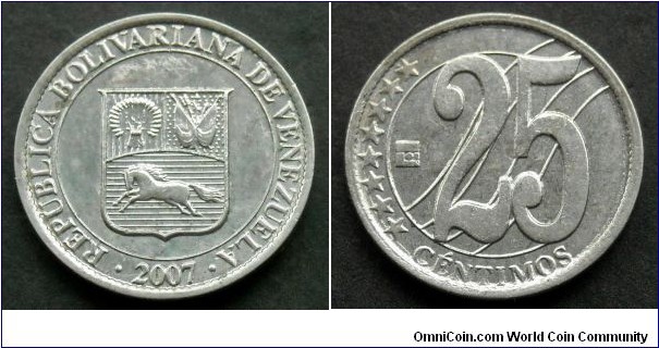 Venezuela 25 centimos.
2007 (III)
