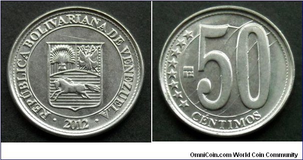 Venezuela 50 centimos.
2012 (II)