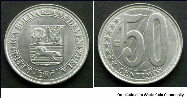 Venezuela 50 centimos.
2007 (II)