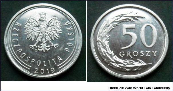 Poland 50 groszy.
2019