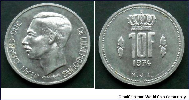 Luxembourg 10 francs.
1974 (II)