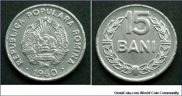 Romania 15 bani.
1960 (II)