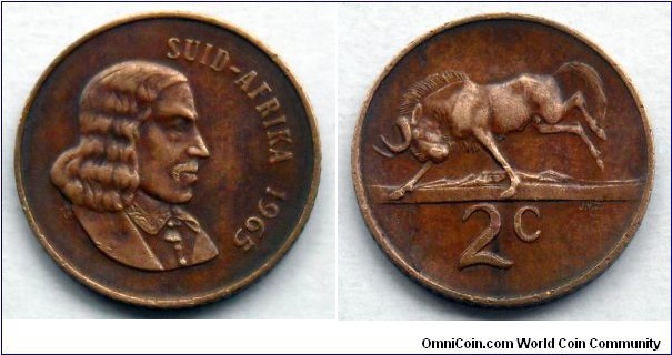 South Africa 2 cents.
1965 (II)