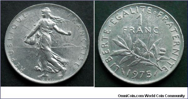 France 1 franc.
1975 (II)