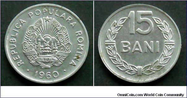 Romania 15 bani.
1960 (IV)