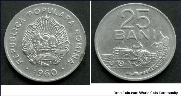 Romania 25 bani.
1960 (III)