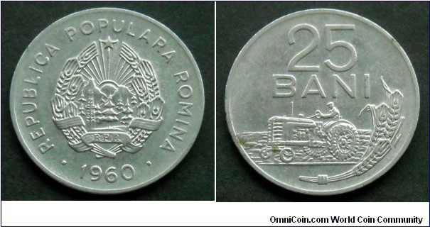 Romania 25 bani.
1960 (V)