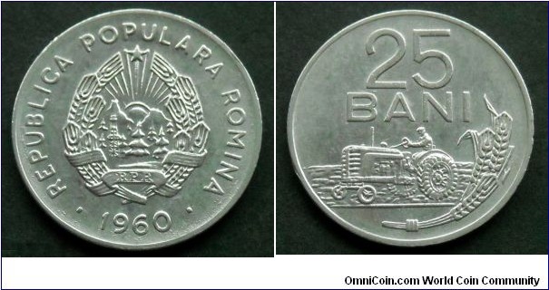 Romania 25 bani.
1960 (VI)
