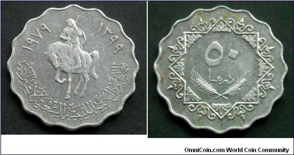 Libya 50 dirhams.
1979 (II)