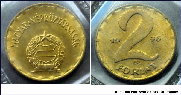 Hungary 2 forint from 1976 annual coin set (II)