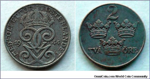 Sweden 2 ore.
1944, Iron