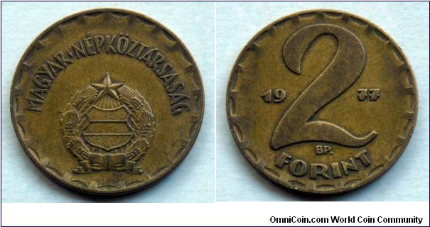 Hungary 2 forint.
1977