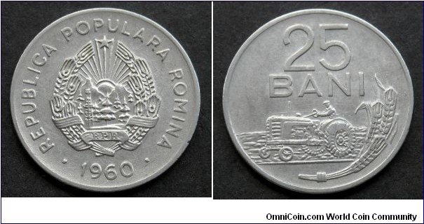 Romania 25 bani.
1960 (VII)