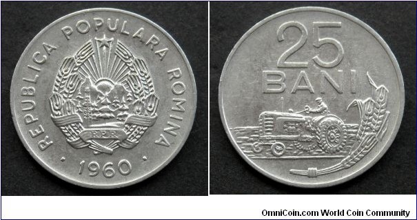 Romania 25 bani.
1960 (VIII)
