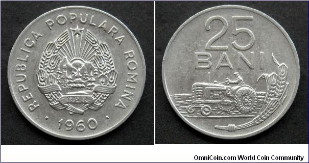 Romania 25 bani.
1960 (VIII)