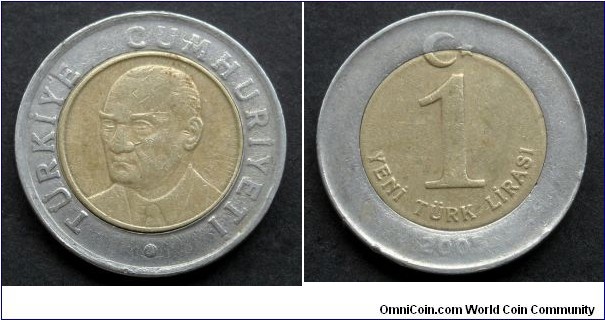 Turkey 1 new lira.
2005 (II)