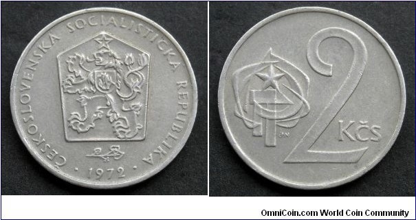 Czechoslovakia 2 koruny.
1972 (II)