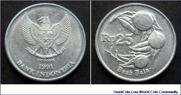 Indonesia 25 rupiah.
1991 (II)