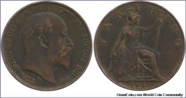 Great Britain Farthing 1903