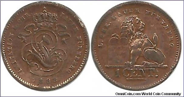 Nürnberg Imitation 1 Centime 1888