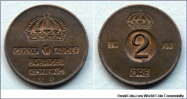 Sweden 2 ore.
1959