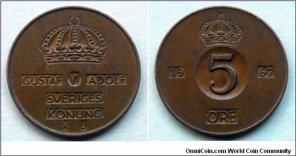 Sweden 5 ore.
1967