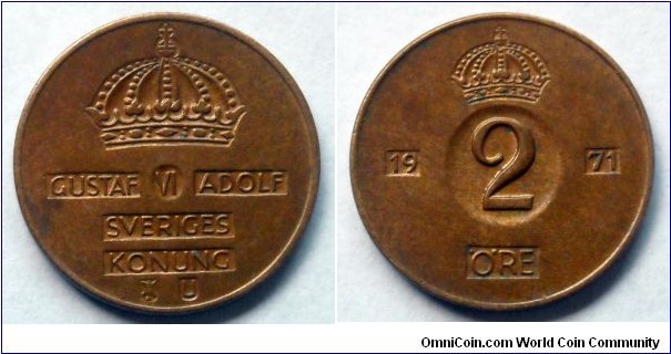 Sweden 2 ore.
1971