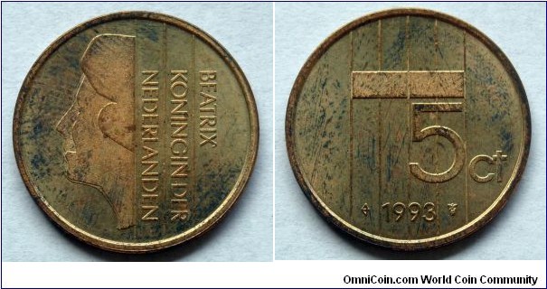 Netherlands 5 cent.
1993 (II)