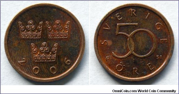 sweden 50 ore.
2006 SI (II)
