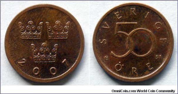 Sweden 50 ore.
2007 SI (II)