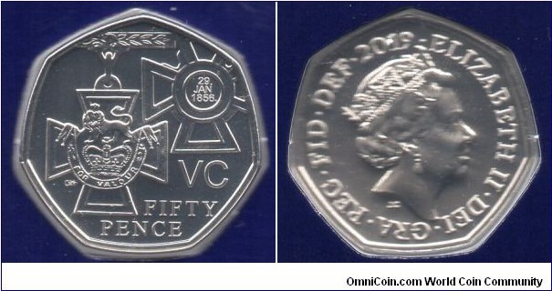 50p 50th Anniversary of the 50p coin 2006 150th Anniverary of the Victoria cross