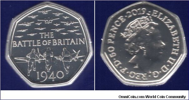 50p 50th Anniversary of the 50p coin 2015 75th Anniversary of the Battle of Britain